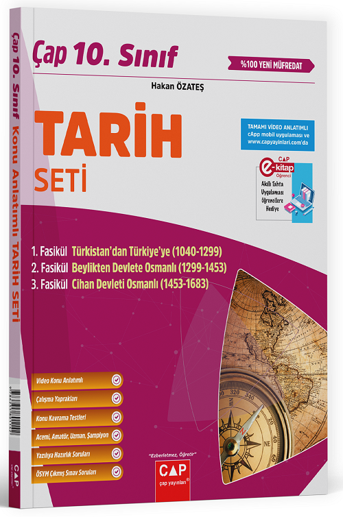 Çap Yayınları 10. Sınıf Anadolu Lisesi Tarih Seti Çap Yayınları