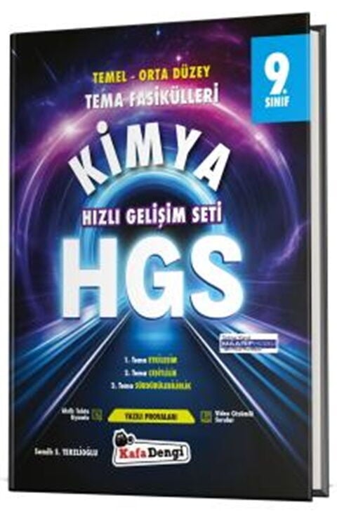 Kafadengi 9. Sınıf Kimya HGS Tema Fasikülleri Kafadengi Yayınları