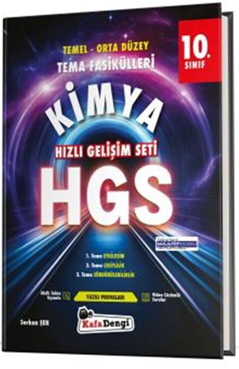 Kafadengi 10. Sınıf Kimya HGS Tema Fasikülleri Kafadengi Yayınları