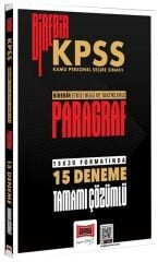 Yargı KPSS Paragraf Birebir 15 Deneme Çözümlü Yargı Yayınları