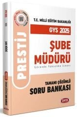 Data 2025 GYS MEB Şube Müdürü Prestij Soru Bankası Çözümlü Görevde Yükselme Data Yayınları