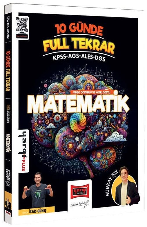 Yargı 2026 KPSS MEB-AGS ALES DGS Matematik 10 Günde Full Tekrar Çözümlü - İlyas Güneş, Burkay Işık Yargı Yayınları