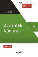 Seçkin 2026 Avukatlık Kanunu Cep Kitabı 39. Baskı Seçkin Yayınları