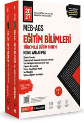 Pegem 2027 MEB-AGS Eğitim Bilimleri ve Türk Milli Eğitim Sistemi Konu Anlatımlı Modüler Set Pegem Akademi Yayınları