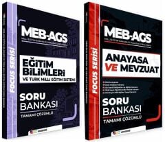 TKM Akademi MEB-AGS Eğitim Bilimleri + Mevzuat Soru Bankası 2 li Set Focus Serisi TKM Akademi