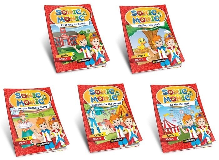 YDS Publishing Sonic Monic Reader Series 1 (5 Kitap) YDS Publishing