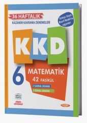 Kurmay ELT 6. Sınıf Matematik KKD Maarif Modeli Haftalık Kazanım Kavrama Denemeleri Kurmay ELT Yayınları