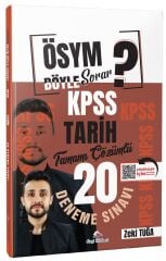 Dizgi Kitap KPSS Tarih ÖSYM Böyle Sorar 20 Deneme Çözümlü - Zeki Tuğa Dizgi Kitap Yayınları