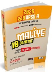 Savaş 2026 KPSS A Grubu P48 Maliye 10 Deneme Çözümlü - Mustafa
