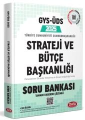 Data 2025 GYS TC Cumhurbaşkanlığı Strateji ve Bütçe Başkanlığı Tüm Kadrolar Soru Bankası Çözümlü Görevde Yükselme Data Yayınları