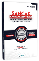 SÜPER FİYAT - İlken 2024 Kaymakamlık Türkçe, Atatürk İlkeleri ve İnkılap Tarihi Sancak Soru Bankası Çözümlü - Orhan Bilir, Emre Doğan İlken Yayıncılık