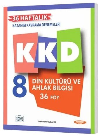 Kurmay ELT 8. Sınıf Din Kültürü ve Ahlak Bilgisi KKD Maarif Modeli Haftalık Kazanım Kavrama Denemeleri Kurmay ELT Yayınları
