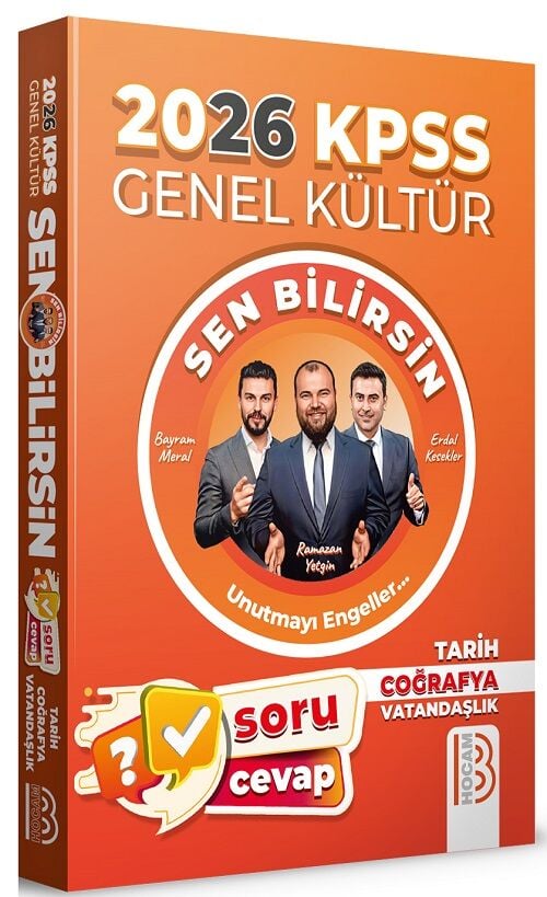 Benim Hocam 2026 KPSS Genel Kültür Sen Bilirsin Soru Cevap Soru Bankası - Ramazan Yetgin Benim Hocam Yayınları