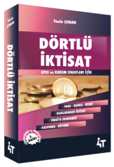 4T Yayınları KPSS A Grubu Dörtlü İktisat 3. Baskı - Yasin Çoban 4T Yayınları