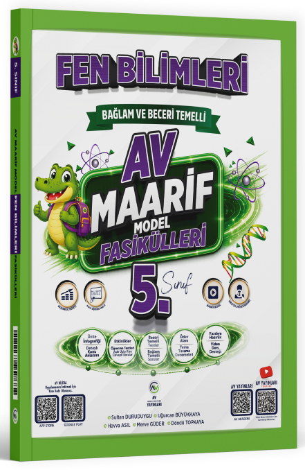 Av Yayınları 5. Sınıf Fen Bilimleri Maarif Model Fasikülleri Av Yayınları