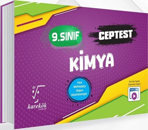 Karekök 9. Sınıf Kimya Cep Test Karekök Yayınları