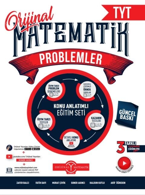 Orijinal YKS TYT Matematik Problemler Orijinal Konu Anlatımlı Eğitim Seti Orijinal Yayınları