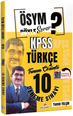 Dizgi Kitap KPSS Türkçe ÖSYM Böyle Sorar 10 Deneme Çözümlü - Yamin Yalçın Dizgi Kitap Yayınları