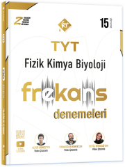 KR Akademi YKS TYT Fizik Kimya Biyoloji FKB Frekans 15 Deneme - Altuğ Güneş, Betül Büyükkalaycı, Mehmet Sait Özdemir KR Akademi