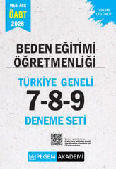 Pegem 2026 ÖABT MEB-AGS Beden Eğitimi Öğretmenliği Türkiye Geneli 3 Deneme (7-8-9) Pegem Akademi Yayınları