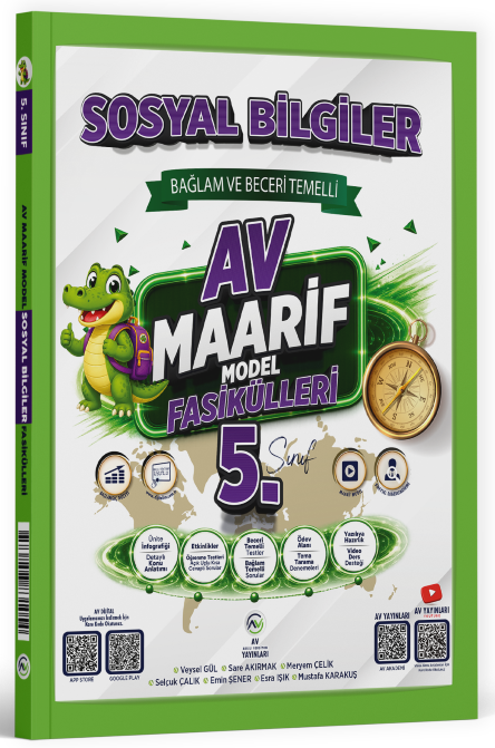 Av Yayınları 5. Sınıf Sosyal Bilgiler Maarif Model Fasikülleri Av Yayınları