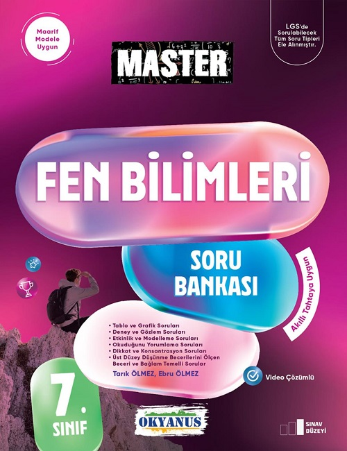 Okyanus 7. Sınıf Fen Bilimleri Master Maarif Model Soru Bankası Okyanus Yayınları