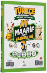 Av Yayınları 7. Sınıf Türkçe Maarif Model Fasikülleri Av Yayınları