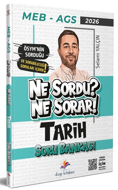 ÖN SİPARİŞ - Dizgi Kitap 2026 MEB-AGS Tarih Soru Bankası Çözümlü - Selami Yalçın Dizgi Kitap