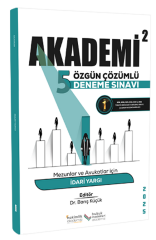 İlken 2025 İdari Yargı Hakimlik 5 Özgün Deneme Çözümlü - Barış Küçük İlken Yayınları