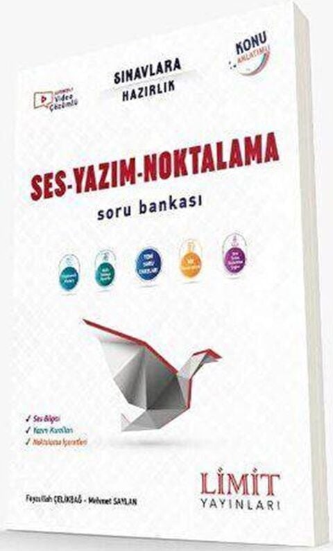 Limit YKS TYT AYT Ses Yazım Noktalama Soru Bankası Limit Yayınları