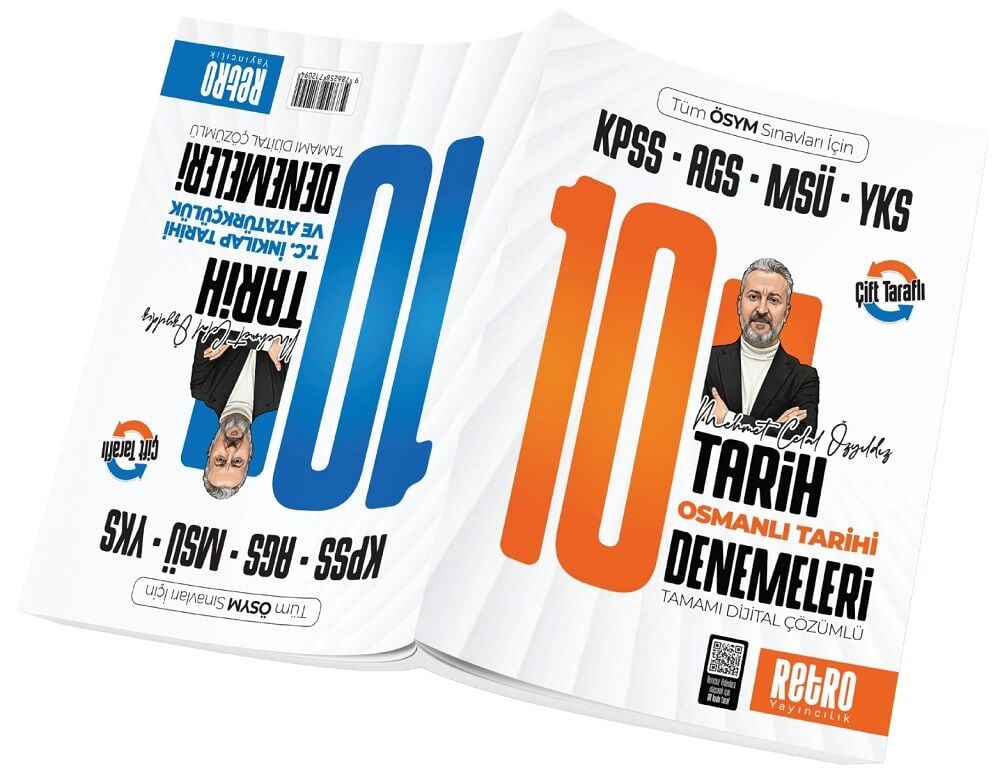 Retro 2026 KPSS MEB-AGS MSÜ YKS Osmanlı Tarihi, İnkılap Tarihi 10+10 Deneme Çözümlü - Mehmet Celal Özyıldız Retro Yayıncılık
