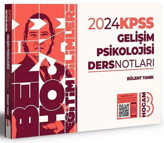 Benim Hocam 2024 KPSS Eğitim Bilimleri Gelişim Psikolojisi Ders Notları - Bülent Tanık Benim Hocam Yayınları