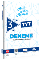 Akıl Fikir Mektebi YKS TYT 3 Deneme Video Çözümlü Akıl Fikir Mektebi