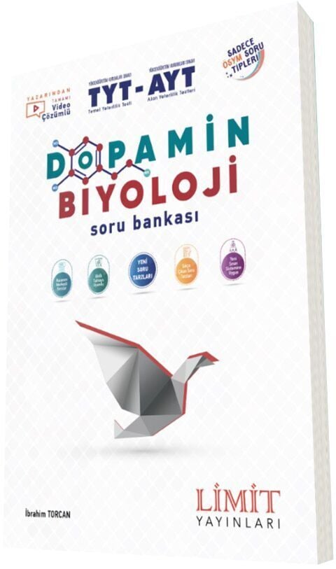 Limit YKS TYT AYT Dopamin Biyoloji Soru Bankası Limit Yayınları