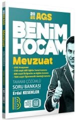 Benim Hocam 2026 MEB-AGS Mevzuat Soru Bankası Çözümlü - Erdal Kesekler Benim Hocam Yayınları