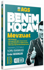 SÜPER FİYAT - Benim Hocam 2025 MEB-AGS Mevzuat Soru Bankası Çözümlü - Erdal Kesekler Benim Hocam Yayınları