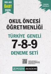 Pegem 2026 ÖABT MEB-AGS Okul Öncesi Öğretmenliği Türkiye Geneli 3 Deneme (7-8-9) Pegem Akademi Yayınları