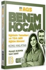 Benim Hocam 2026 MEB-AGS Eğitimin Temelleri ve Türk Milli Eğitim Sistemi Konu Anlatımı - Ayşegül Aldemir, Sabri Zahit Benim Hocam Yayınları