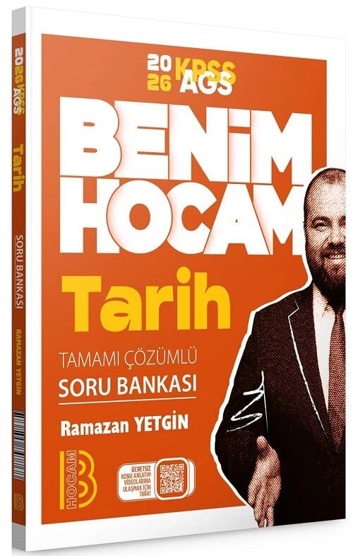 Benim Hocam 2026 MEB-AGS Tarih Soru Bankası Çözümlü - Ramazan Yetgin Benim Hocam Yayınları