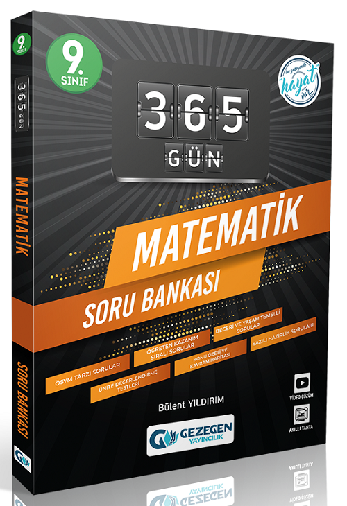 Gezegen 9. Sınıf Matematik 365 Gün Soru Bankası Gezegen Yayınları