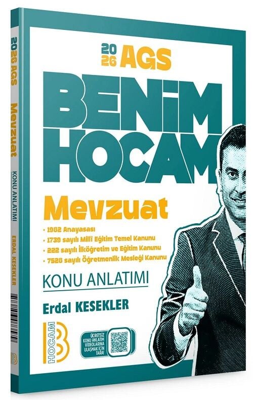 Benim Hocam 2026 MEB-AGS Mevzuat Konu Anlatımı - Erdal Kesekler Benim Hocam Yayınları