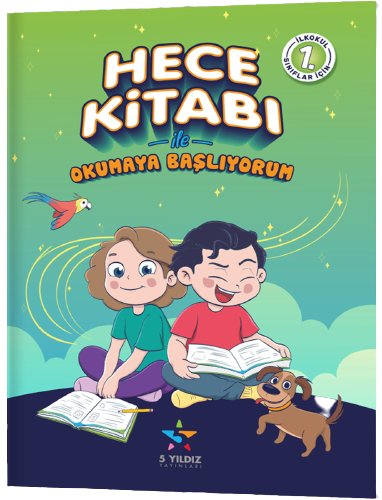 5 Yıldız 1. Sınıf Hece Kitabı ile Okumaya Başlıyorum 5 Yıldız Yayınları