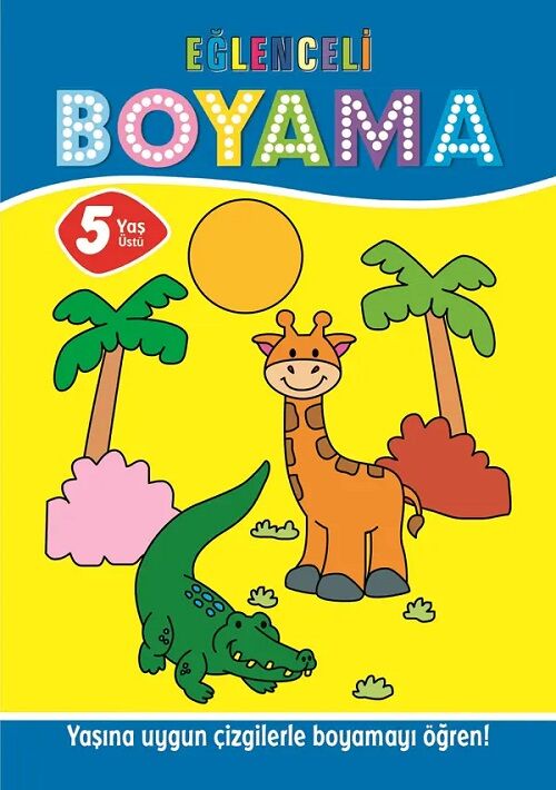 Eğlenceli Boyama 5 Yaş Üstü Parıltı Yayınları