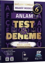 Edebiyat Sokağı 6. Sınıf Anlam Bilgisi Maarif Modeli Kolay Seviye Test ve Deneme Edebiyat Sokağı Yayınları