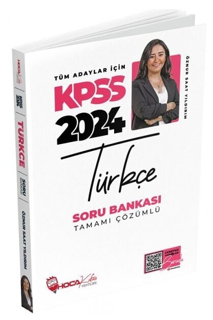 SÜPER FİYAT - Hoca Kafası 2024 KPSS Türkçe Soru Bankası Çözümlü - Öznur Saat Yıldırım Hoca Kafası Yayınları