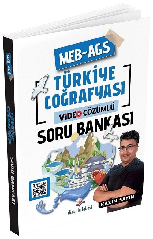 ÖN SİPARİŞ - Dizgi Kitap 2026 MEB-AGS Türkiye Coğrafyası Soru Bankası Çözümlü - Kazım Sayın Dizgi Kitap Yayınları