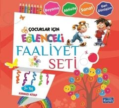 Çocuklar için Eğlenceli Faaliyet Seti Kırmızı Kitap 5 Yaş Parıltı Yayınları