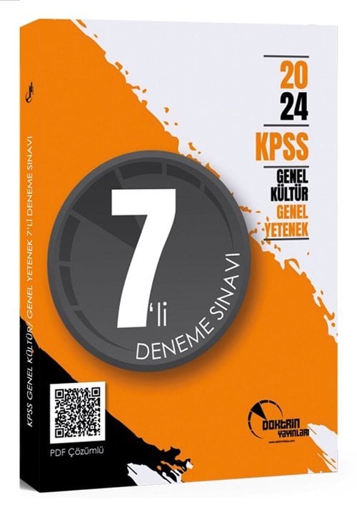 Doktrin 2024 KPSS Genel Yetenek Genel Kültür 7 Deneme PDF Çözümlü ...