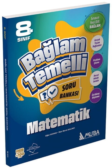 Muba 8. Sınıf Matematik Bağlam Temelli Soru Bankası Muba Yayınları