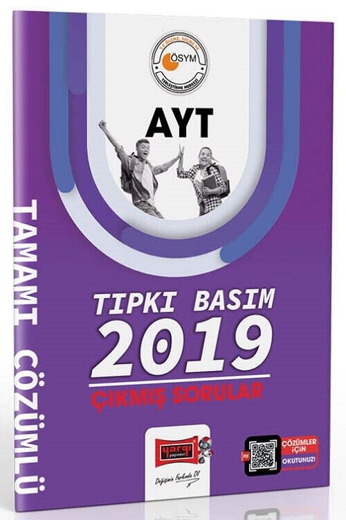 SÜPER FİYAT - Yargı 2019 YKS AYT Tıpkı Basım Çıkmış Sorular Çözümlü Yargı Yayınları